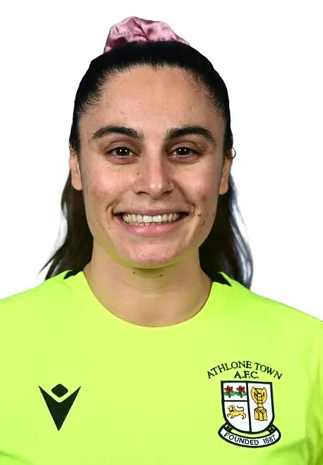 Maria Matthaiou in Athlone Town AFC kit